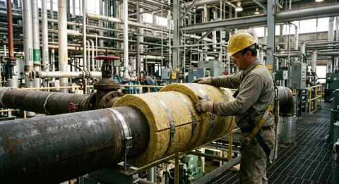 Steam & hot pipe thermal insulation