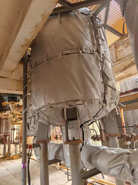 Industrial equipment thermal insulation