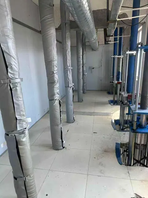 Silicone fabric pipe wrapping