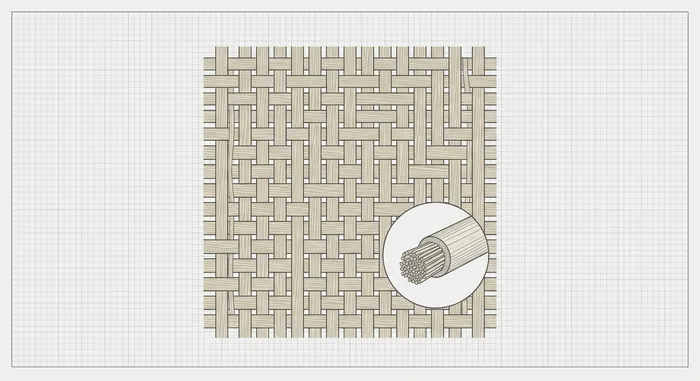 Precision Woven layered structure